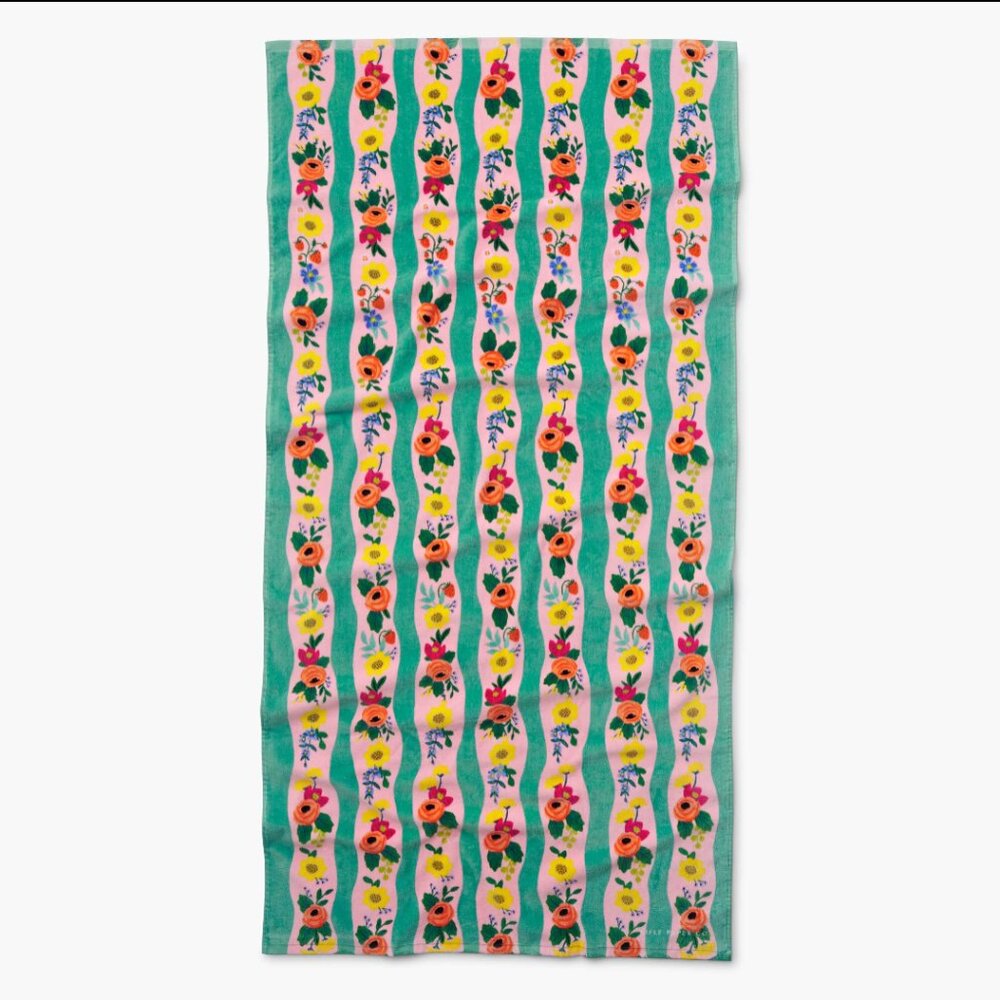 Rifle Paper Co. - Climbing Roses Beach Towel